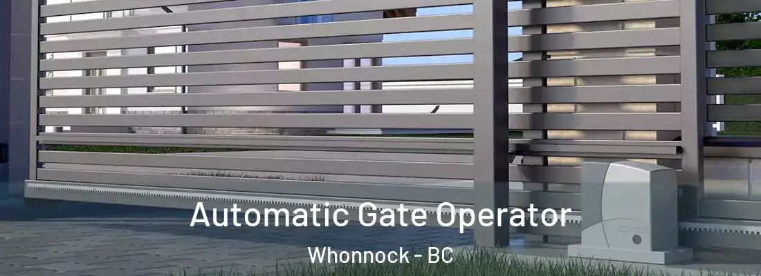  Automatic Gate Operator Whonnock - BC