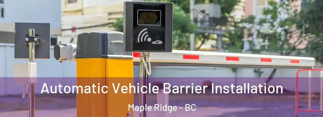  Automatic Vehicle Barrier Installation Maple Ridge - BC