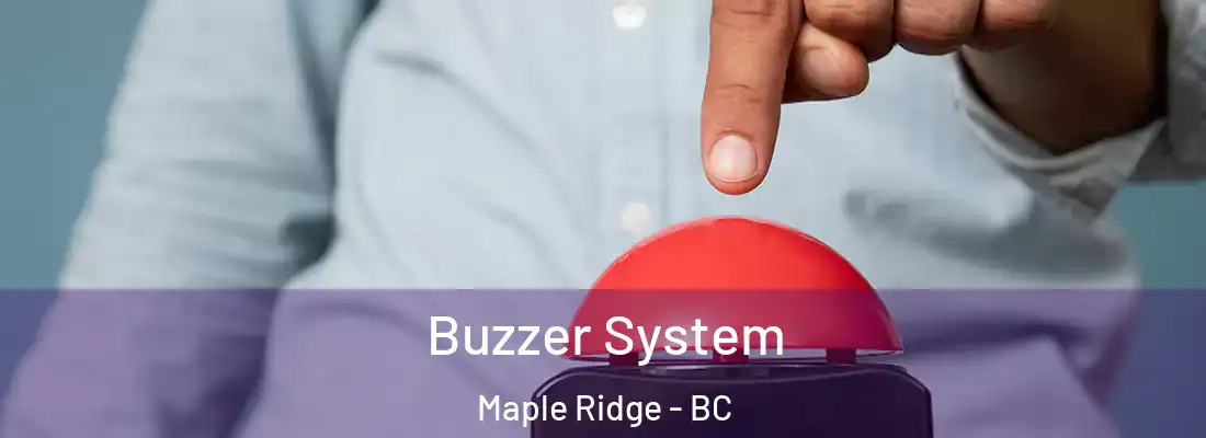  Buzzer System Maple Ridge - BC