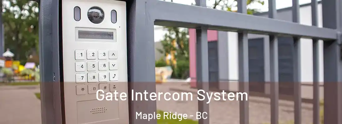  Gate Intercom System Maple Ridge - BC