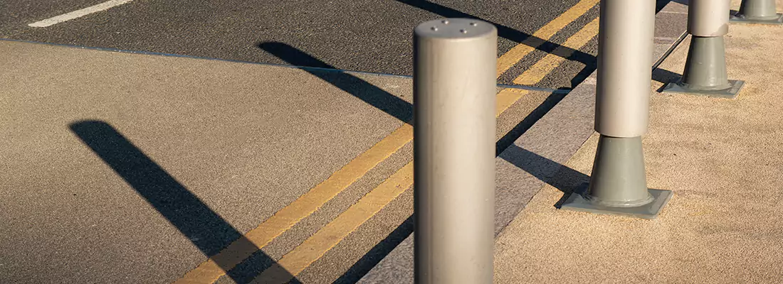Custom Retractable Barrier Column Installations in Maple Ridge, BC