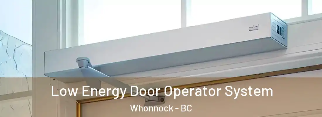  Low Energy Door Operator System Whonnock - BC
