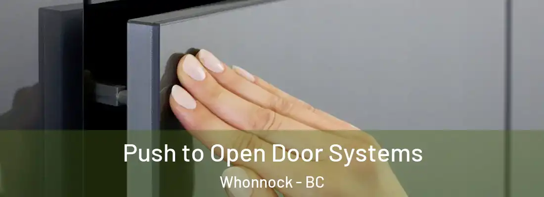  Push to Open Door Systems Whonnock - BC
