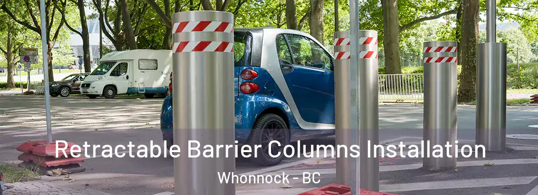  Retractable Barrier Columns Installation Whonnock - BC