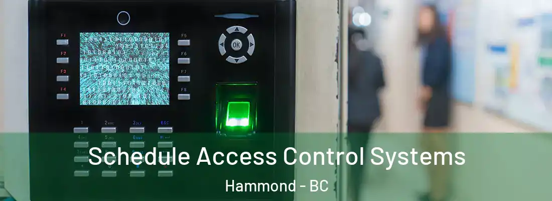  Schedule Access Control Systems Hammond - BC