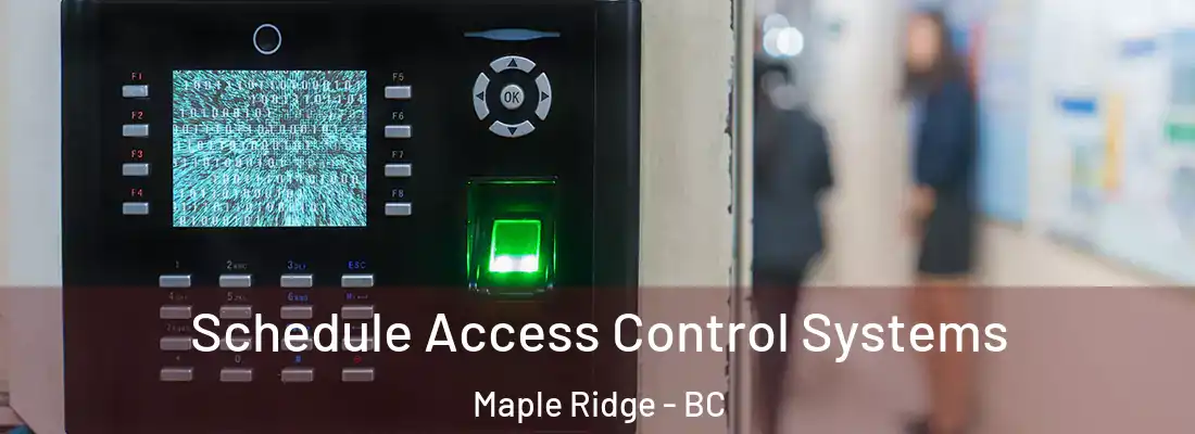  Schedule Access Control Systems Maple Ridge - BC