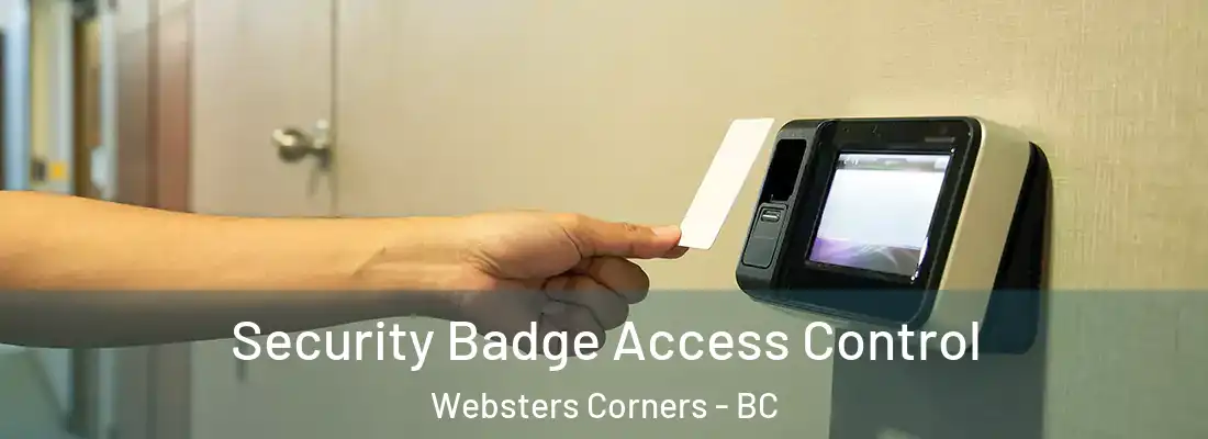  Security Badge Access Control Websters Corners - BC