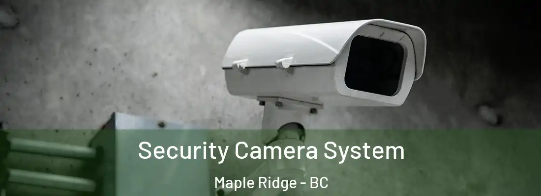  Security Camera System Maple Ridge - BC