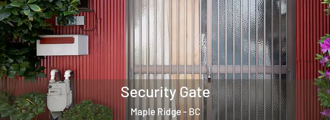  Security Gate Maple Ridge - BC